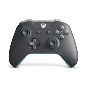 Microsoft Xbox One Gray and Blue Wireless Controller (Bulk Packaging)