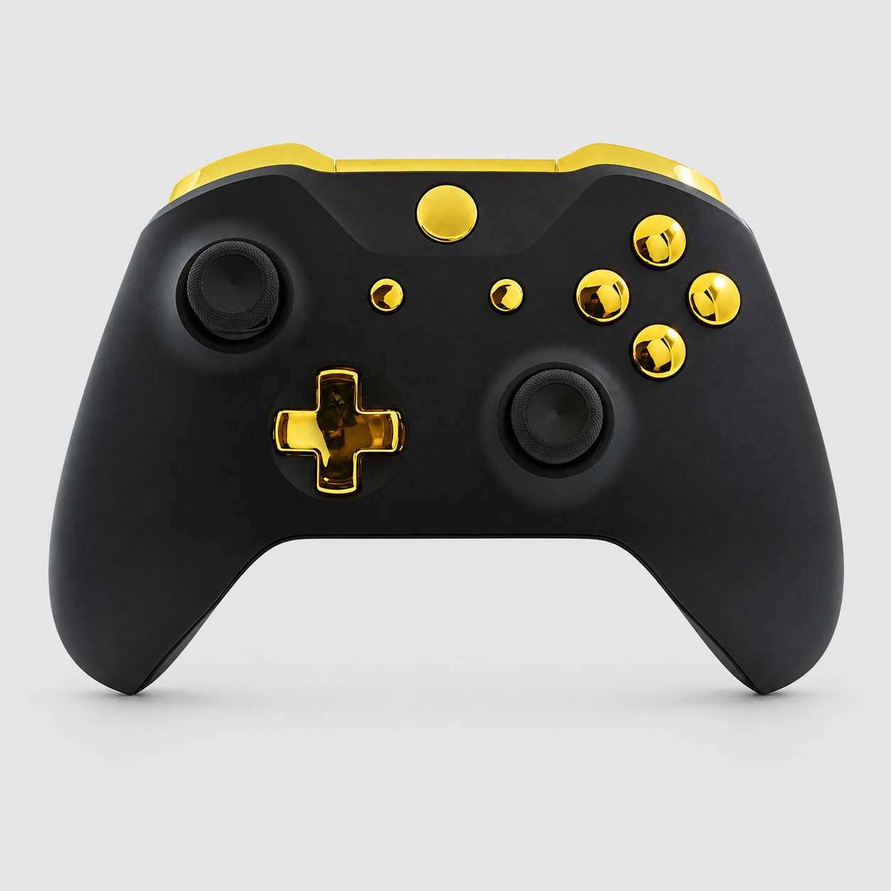 Custom Wireless Controller for Microsoft Xbox Series X/S & Xbox One – Custom Soft Touch Feel (Black/Gold)