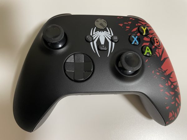Spider-Man Black Custom X-Box Controller Wireless Compatible with X-Box One/X-Box Series X/S