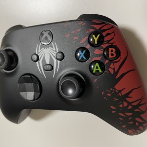 Spider-Man Black Custom X-Box Controller Wireless Compatible with X-Box One/X-Box Series X/S