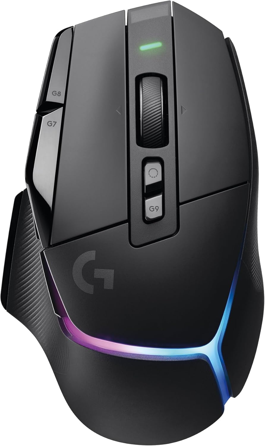Mouse da gioco wireless Logitech G502 X Plus – LIGHTSPEED ottico, interruttori LIGHTFORCE, LIGHTSYNC RGB, sensore HERO 25K per PC/Mac – Nero