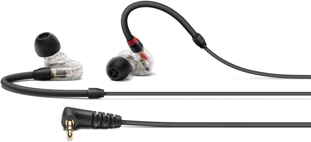 SENNHEISER In- Ear Audio Monitor, Clear, Wired (508941) IE100 Pro