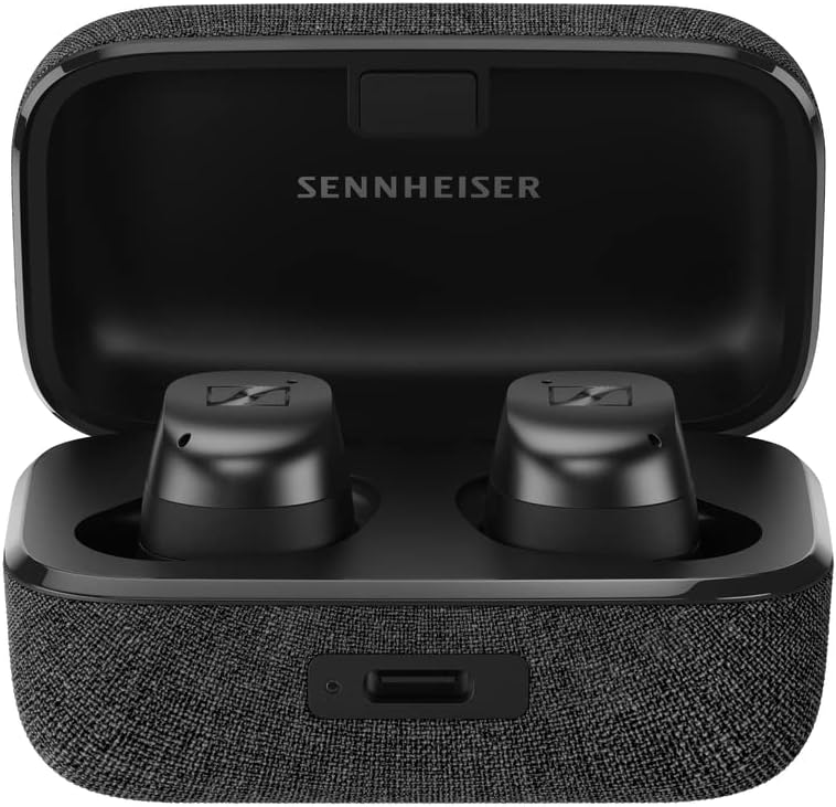 Renewed Sennheiser Consumer Audio MOMENTUM True Wireless 3 Earbuds -Bluetooth In-Ear Headphones for Music ,Calls with ANC, Multipoint connectivity ,IPX4, Qi charging,28-hour Battery Life Graphite