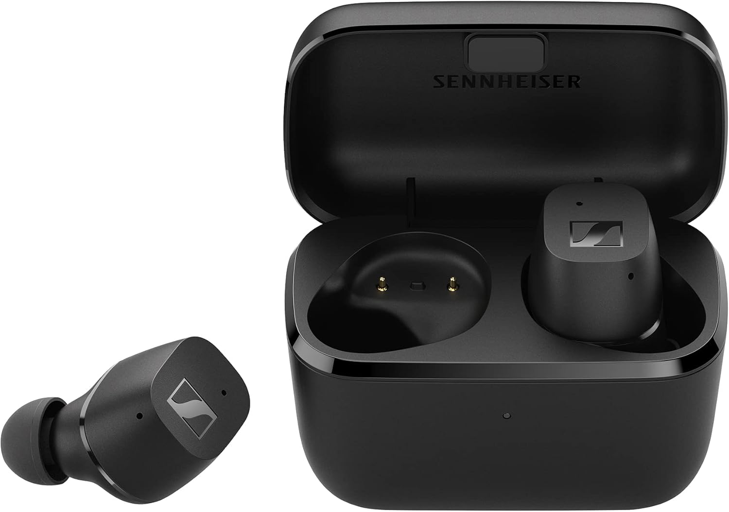 Sennheiser Consumer Audio CX True Wireless Earbuds – Bluetooth In-Ear Headphones with Passive Noise Cancellation, Customizable Touch Controls, Bass Boost, IPX4 and 27-hour Battery Life, Black