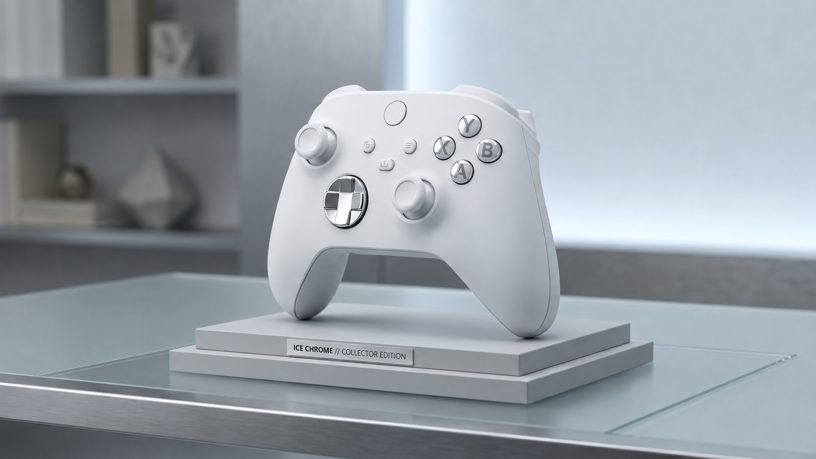 Custom X/S Wireless Controller Ice Chrome Silver White for Xbox Series X/S