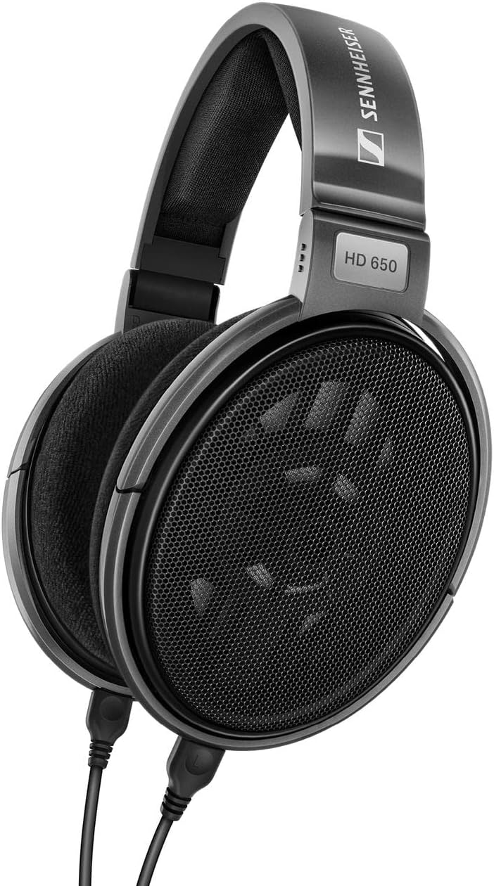 Renewed Sennheiser Consumer Audio HD 650 - Audiophile Hi-Res Open Back Dynamic Headphone, Titan