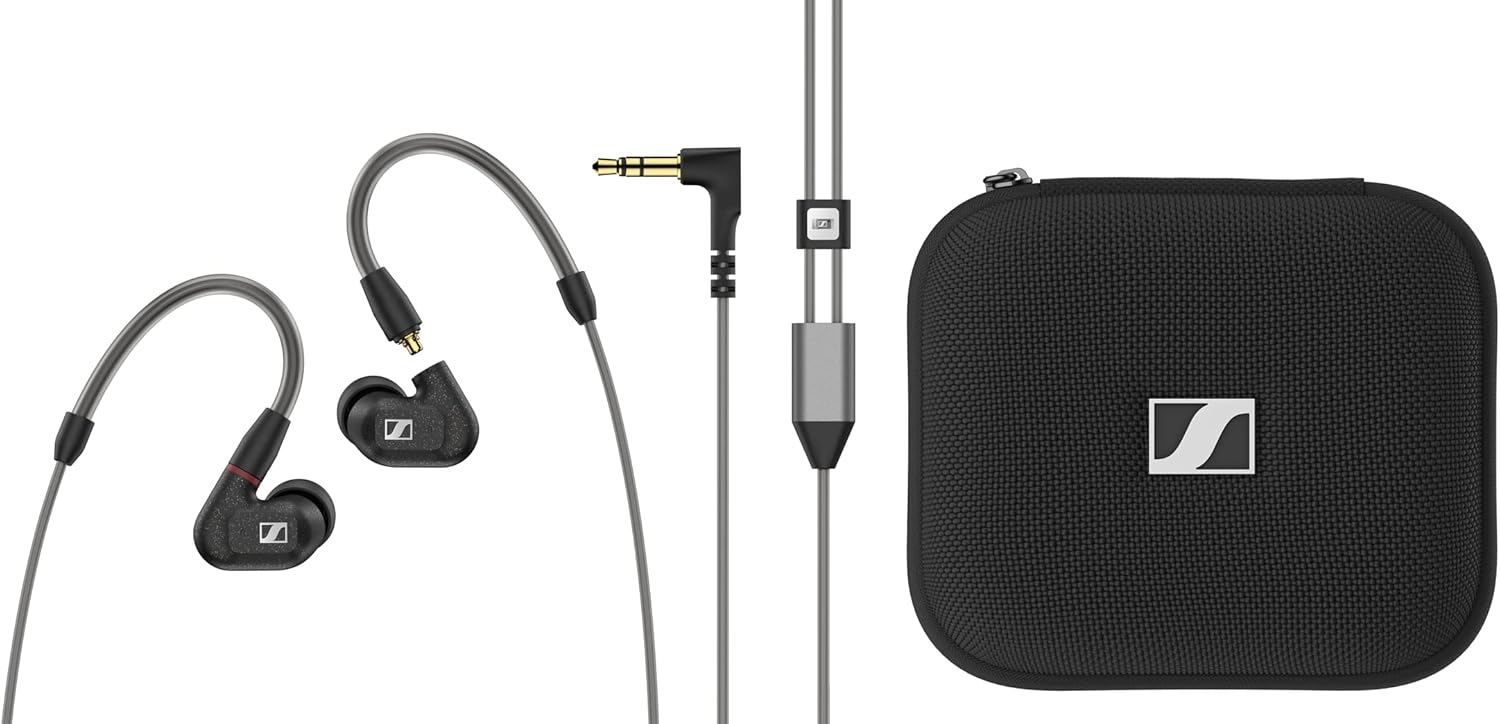 Renewed Sennheiser Consumer Audio IE 300 in-Ear Audiophile Headphones - Sound Isolating with XWB Transducers for Balanced Sound, Detachable Cable with Flexible Ear Hook