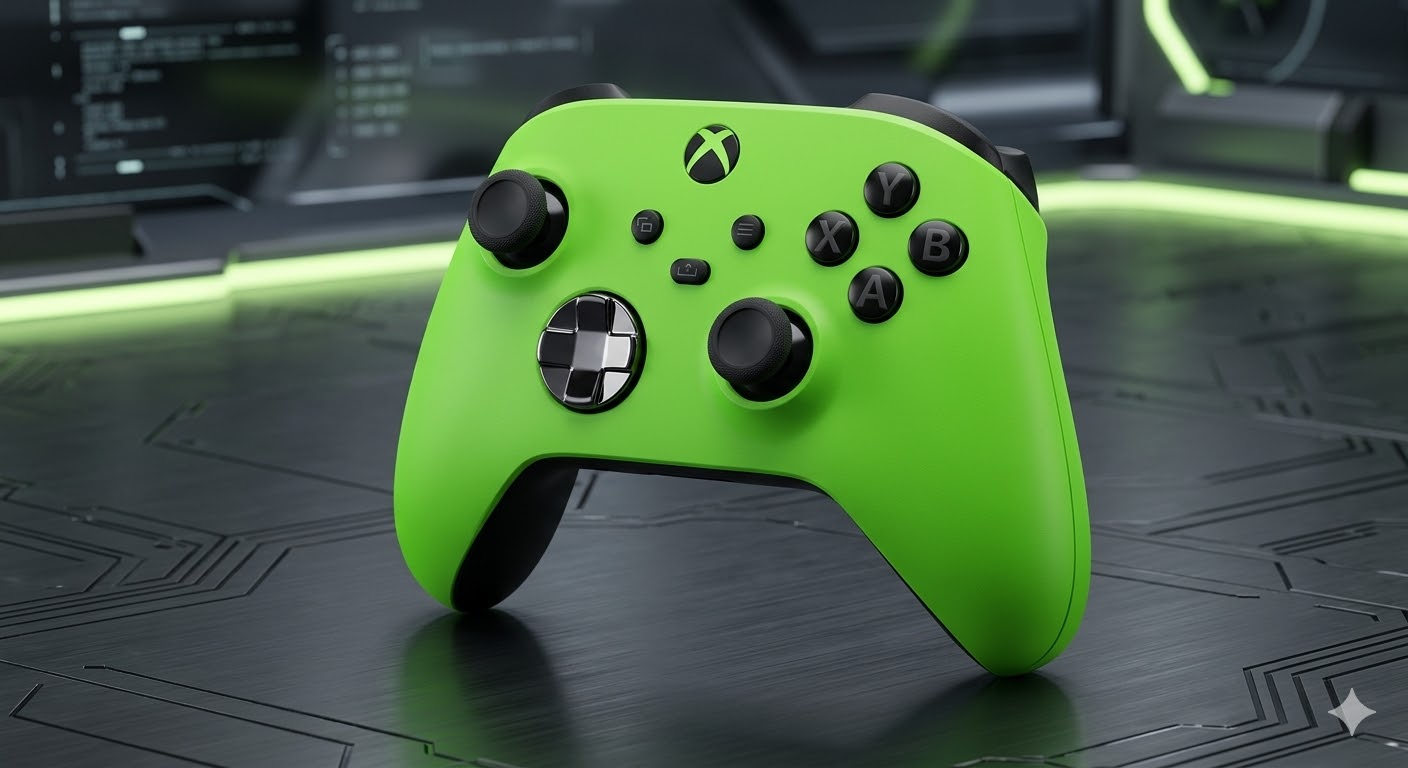 Original Custom Xbox Series X/S Wireless Controller Neon Lime Green Black